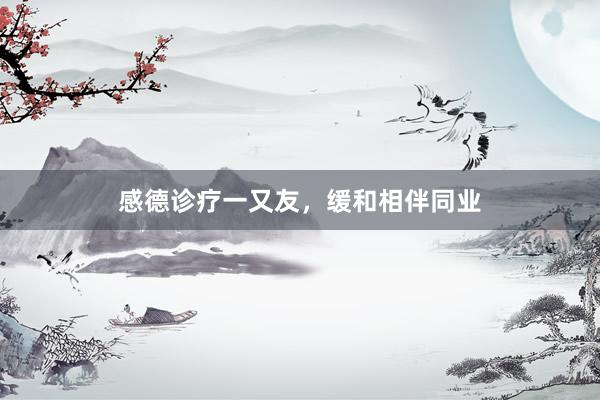 感德诊疗一又友，缓和相伴同业